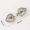 Hollow Metal Clasp for Qipao/Hanfu Collar, Frog Button for Coats & Scarves