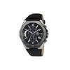 Edifice Series Fashion Business Classic Three Eye Octagonal Dial Quartz Movement Leather Strap Watch Men Watches Black EFB-680BL-1AVUPR