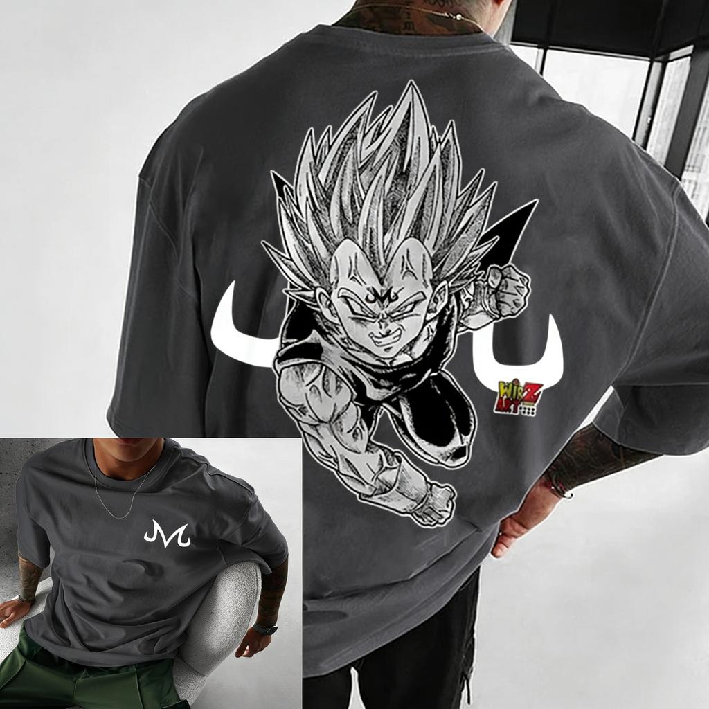 Summer Plus Size Dragon Ball Anime Printed Men and Women Tshirt Casual Parent Child Tops Harajuku Style Street Fashion Y2K