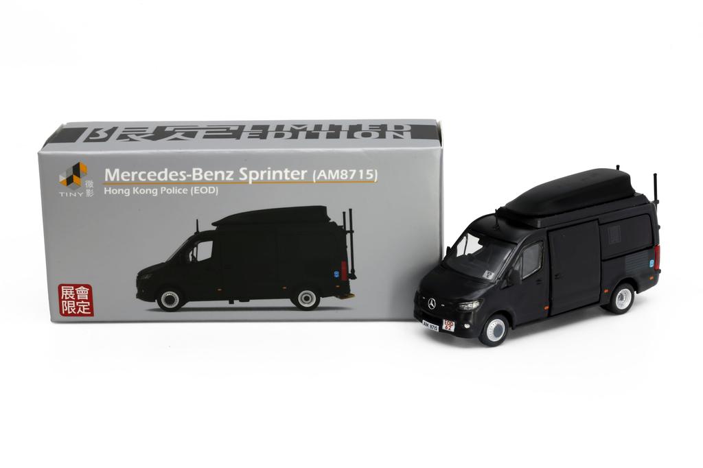 Tiny City Scale Sprinter EOD Diecast Model Car 1/76 Mercedes-Benz (AM8715) [Exhibition Exclusive]