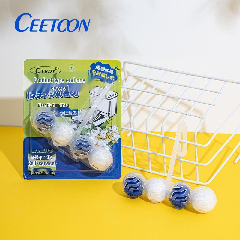 CEETOON Toilet Freshener: Strong Limescale  Urine Stain Remover, Blue Bubble Deodorant Cleaner.
