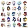 50pcs Cute Genshin Impact Stickers For Laptop Anime Game Decals Luggage Guitar Skateboard Stationery Children'S Sticker Perfect Toy