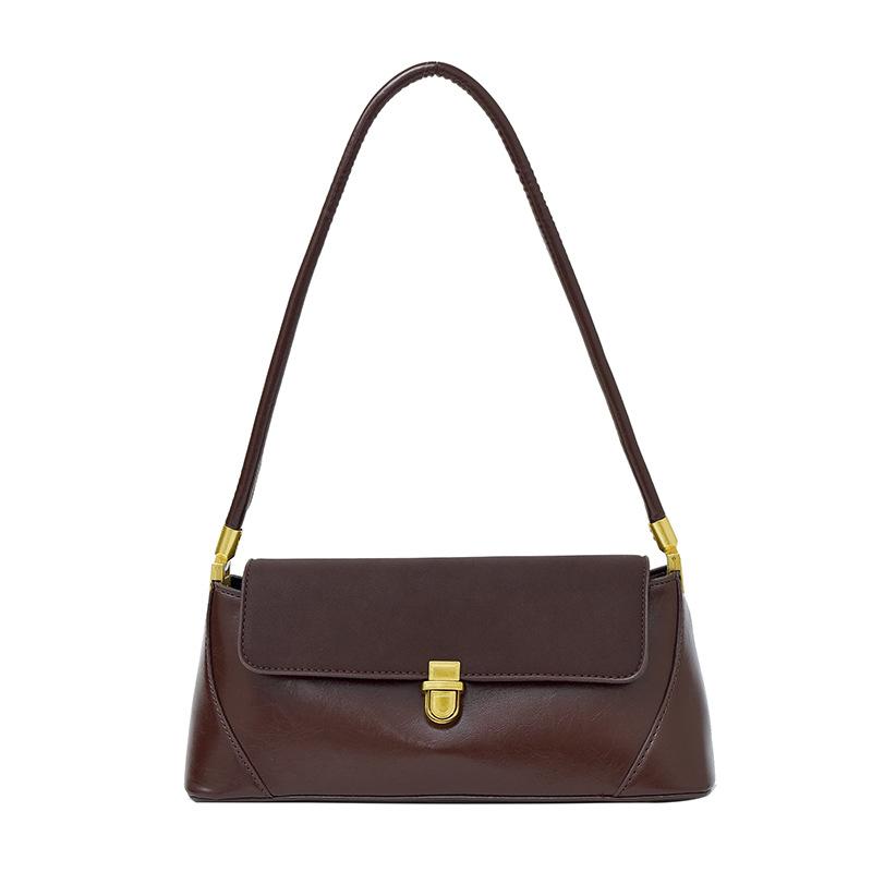 Premium French Niche Bag 2025 New Trendy Internet Celebrity Handheld Underarm Bag Versatile Shoulder Casual Baguette Bag