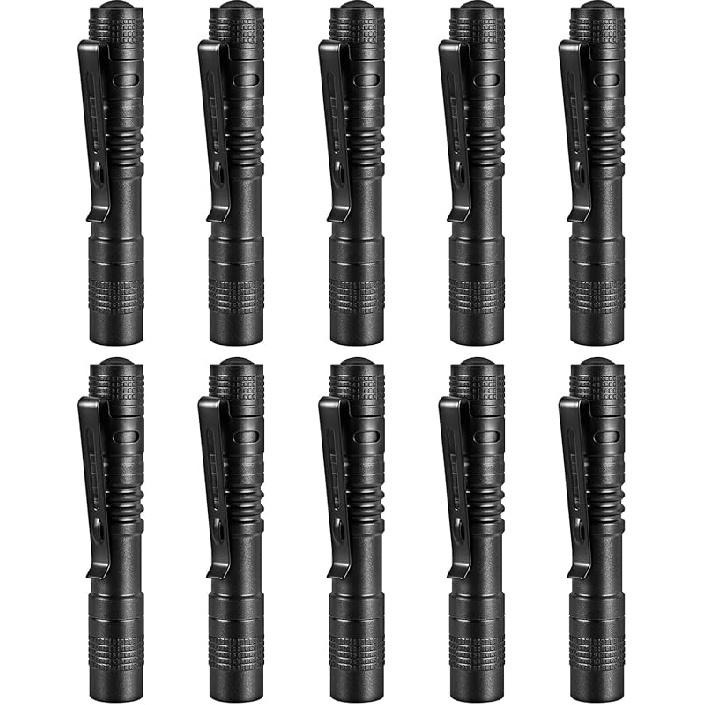 Pen Flashlight,5PCS Led Pen Light Flashlights with Clip,Mini Pocket Flashlight Small Penlight Inspection Flashlight