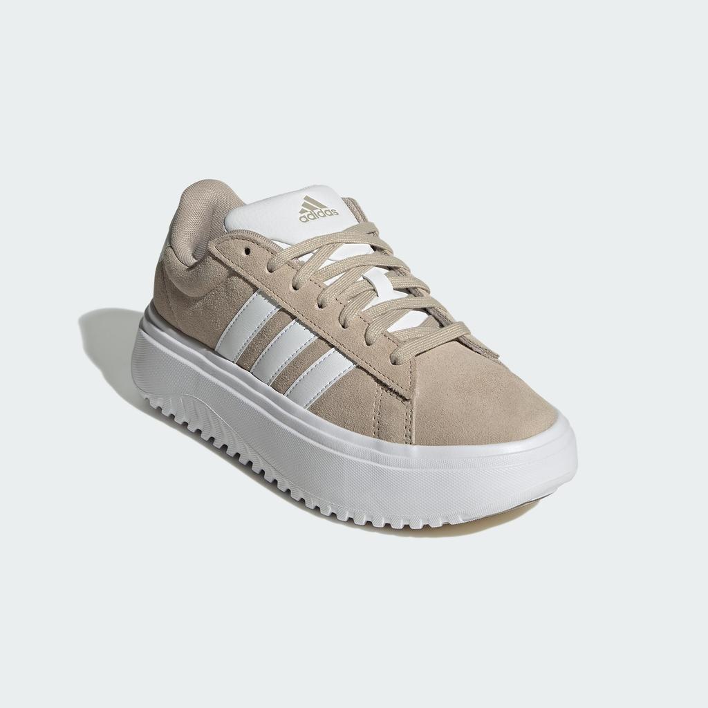 Adidas Grand Court PF Suede NIX17 Wonder White Size cm Women's Sneakers, Beige/Footwear White/Footwear (IH2408), 24.5