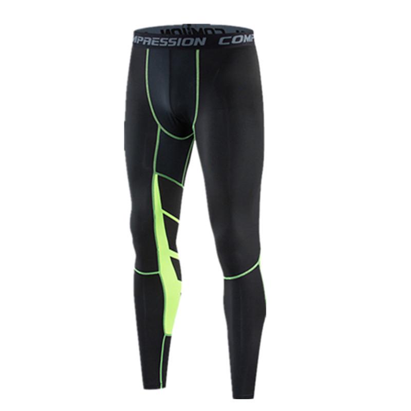 Men's Quick-Dry Elastic Sports Tights for Running, Training, and Fitness - Long & Short Options
