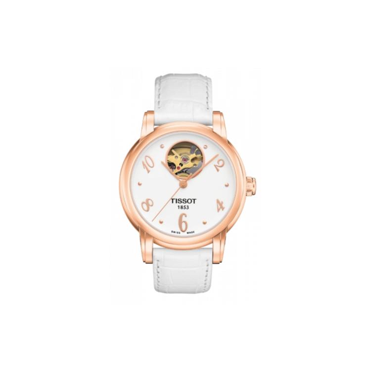 

TISSOT Heart Collection Automatic Mechanical Movement Women s Watch 35mm White Dial Stainless Steel Case T050.207.36.017.00