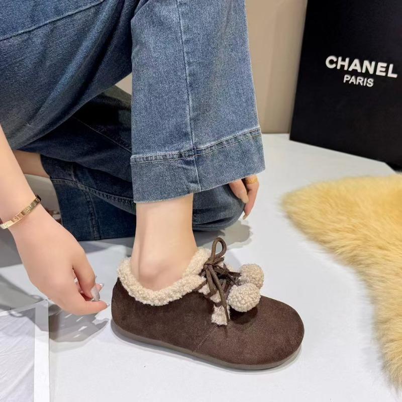 All-inclusive plush women's autumn and winter new Boken snow boots, great-looking thermal cotton shoes