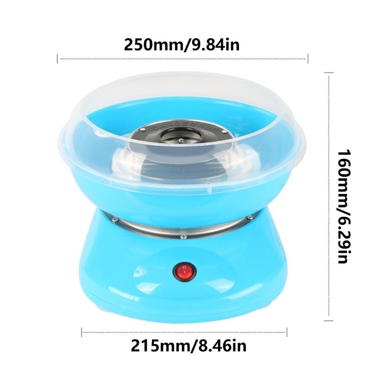 Automatic Cotton Candy Maker Quick Heat Candy Machine Plastic Texture for Family Gatherings and Birthday Celebration