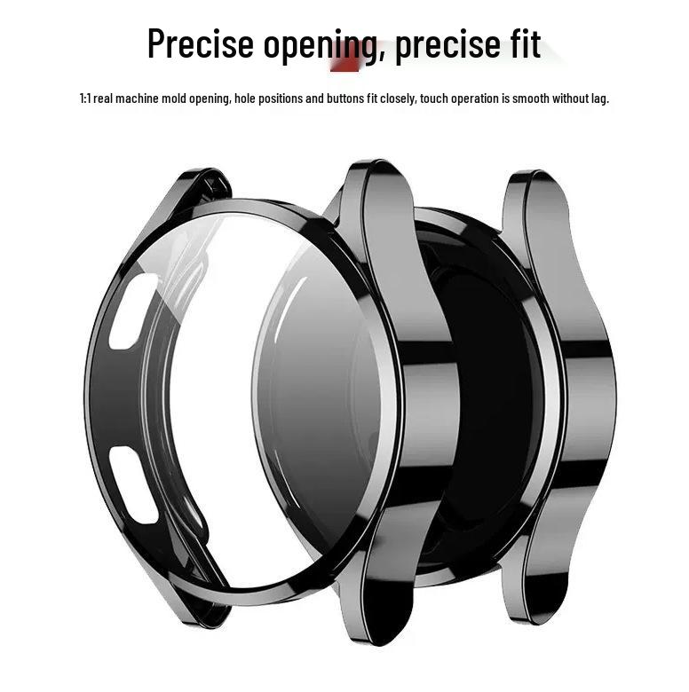 Samsung Galaxy Watch7 Full Coverage Protective Case with Integrated Screen Film