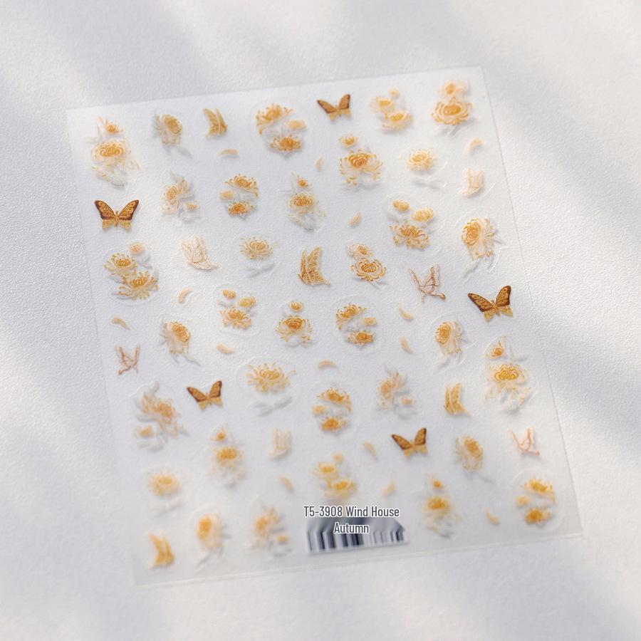 

Ferritic Matte Tough Flower Nail Stickers TS-3905 Osmanthus Fragrans