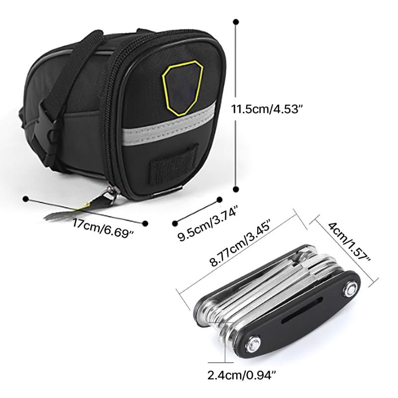 Portable Bikes Tire Repairs Tool Set MultiFunctional Puncture Maintenances Tool