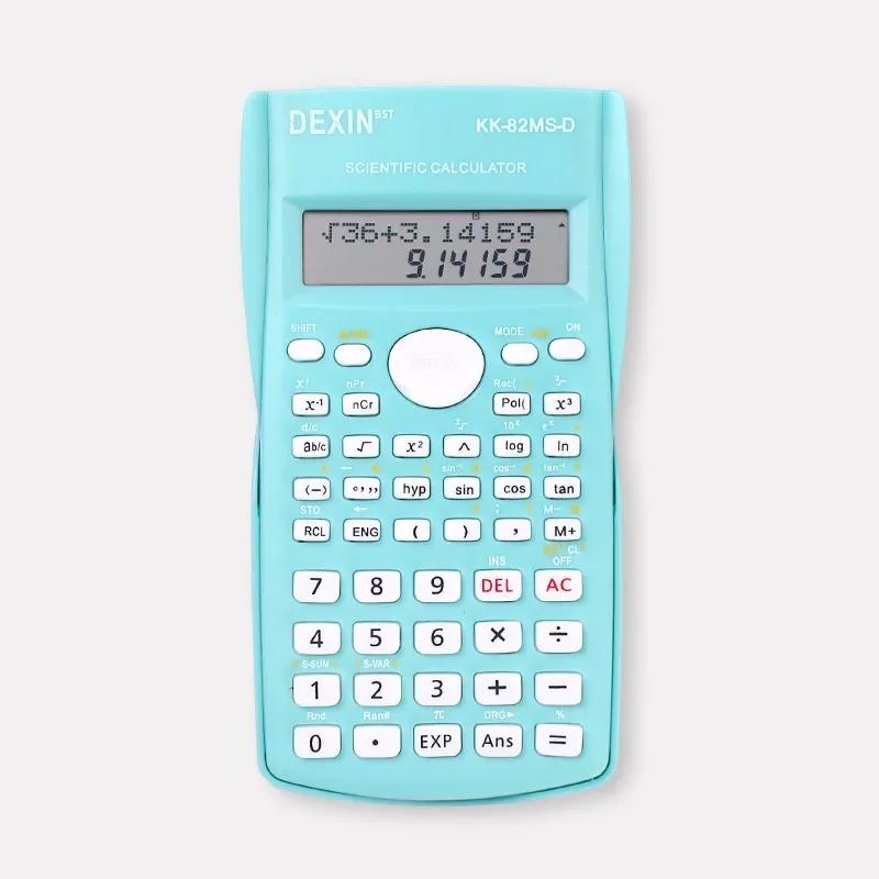 Portable Handheld Student Calculator Scientific Calculator 82ms Creative Color Function Calculator Student School Supplies