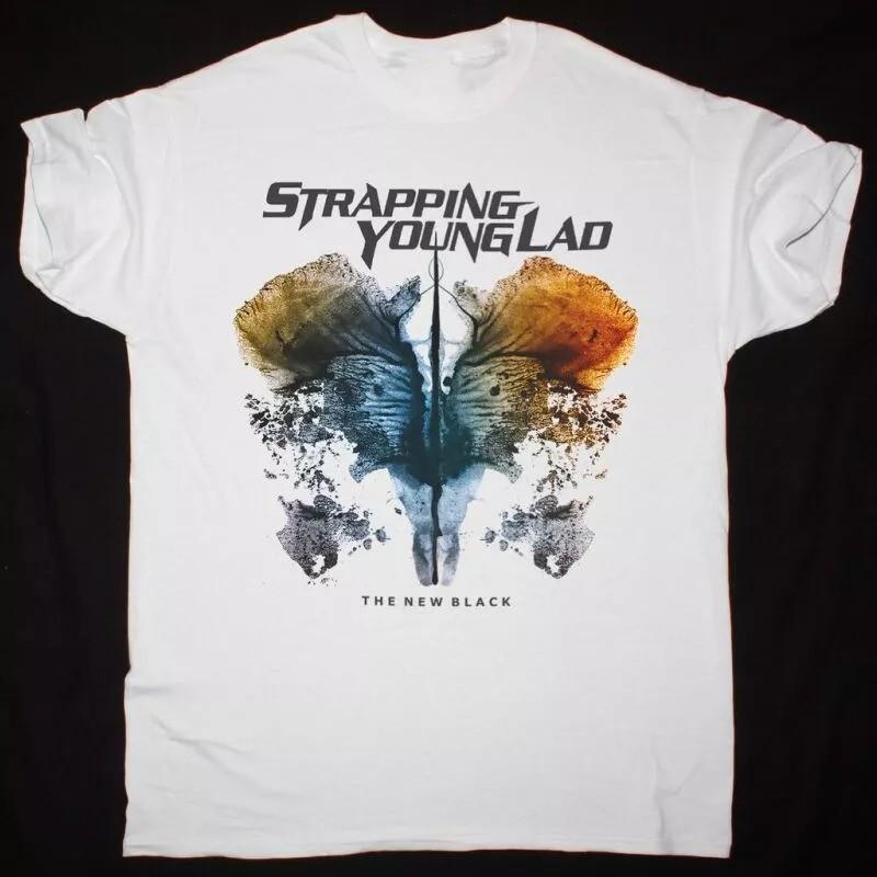 STRAPPING YOUNG LAD Band The New Black Cotton White S-5XL Unisex Shirt Unisex T-Shirt M