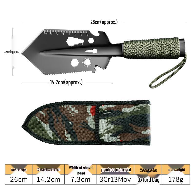 Miflame Reinforced Outdoor Hand Shovel