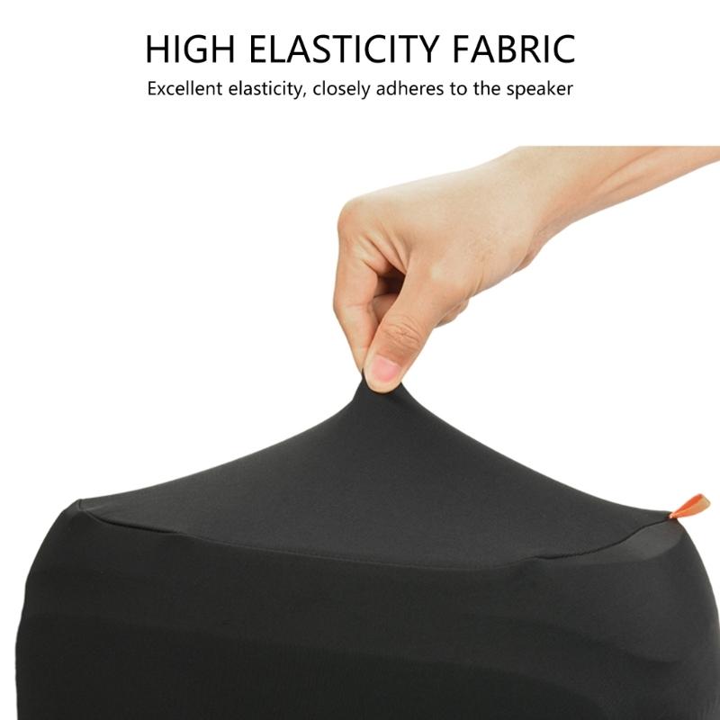 Portable Speaker Dustproof Cover With Elastics Edges Fit 2 Microphones Top Handles for Encore2 Quick Access