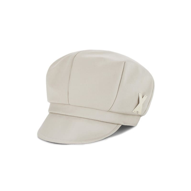 VARZAR VA Patch High Crown Dart Cap Beige