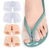Breathable Double-Hole Flip-Flops with Toe Separator for Hallux Valgus and Overlapping Toes