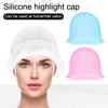 Capac de evidențiere pentru colorarea părului Capac de evidențiere reutilizabil din silicon Capace de tragere prin capac pentru vopsirea părului Capac de glazură cu cârlig