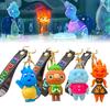 Cute Elemental City Pvc Keychain For Kids And Adults