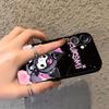 Cute Sanrio Kuromi Case for iPhone XR 17Air 7 8 13 12 11 17 Pro Max 15 16 14 Plus XS Max Black Soft Phone Cover
