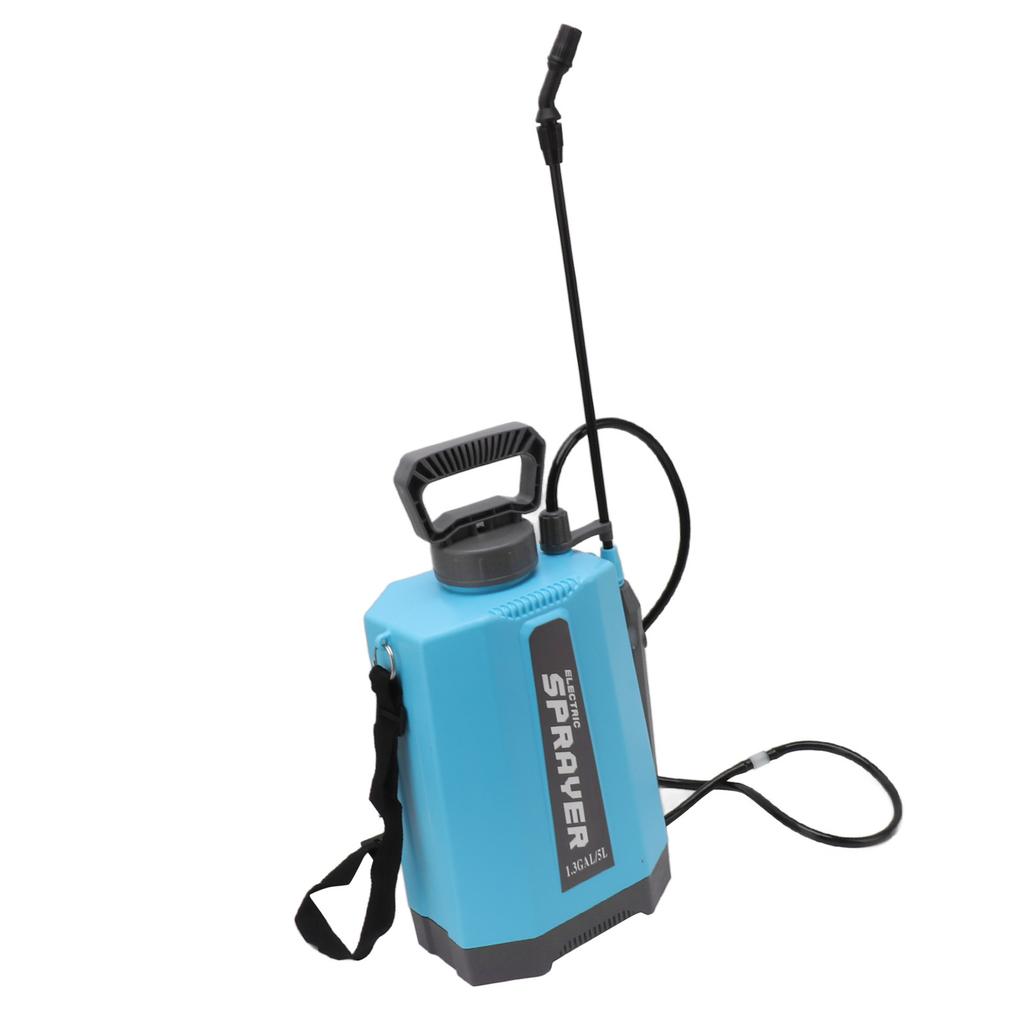 Battery Powered Sprayer with 3 Mist Nozzles Shoulder Mounted Multifunctional Electric Garden Sprayer for Watering Flowers Spraying Medicines