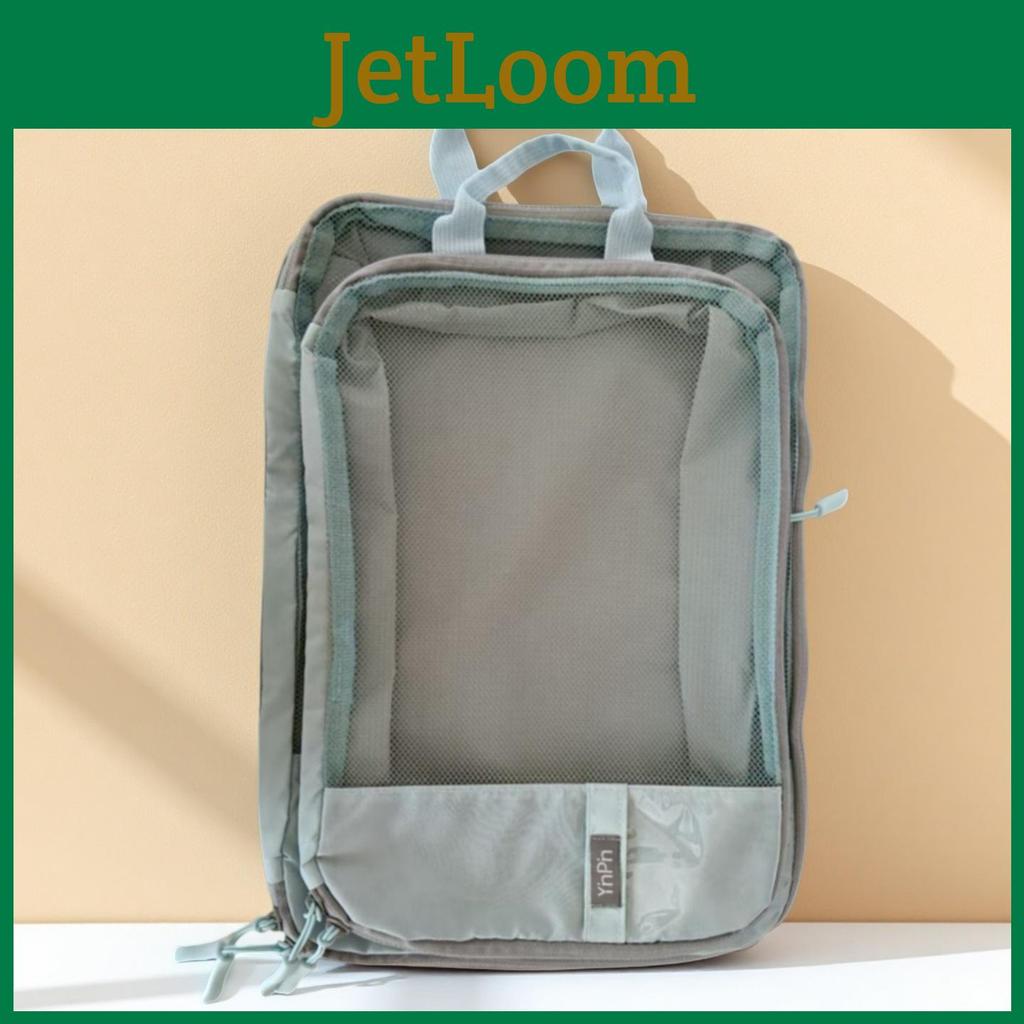 Mesh Expandable Travel Packing Bags For Clothes And Toiletries In Luggage Storage