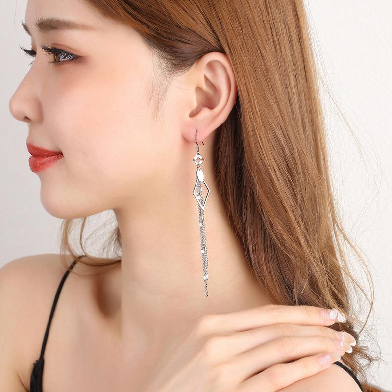 Lindon Copper Alloy Zircon Earrings Drop Earrings For Women Wedding Party Gifts