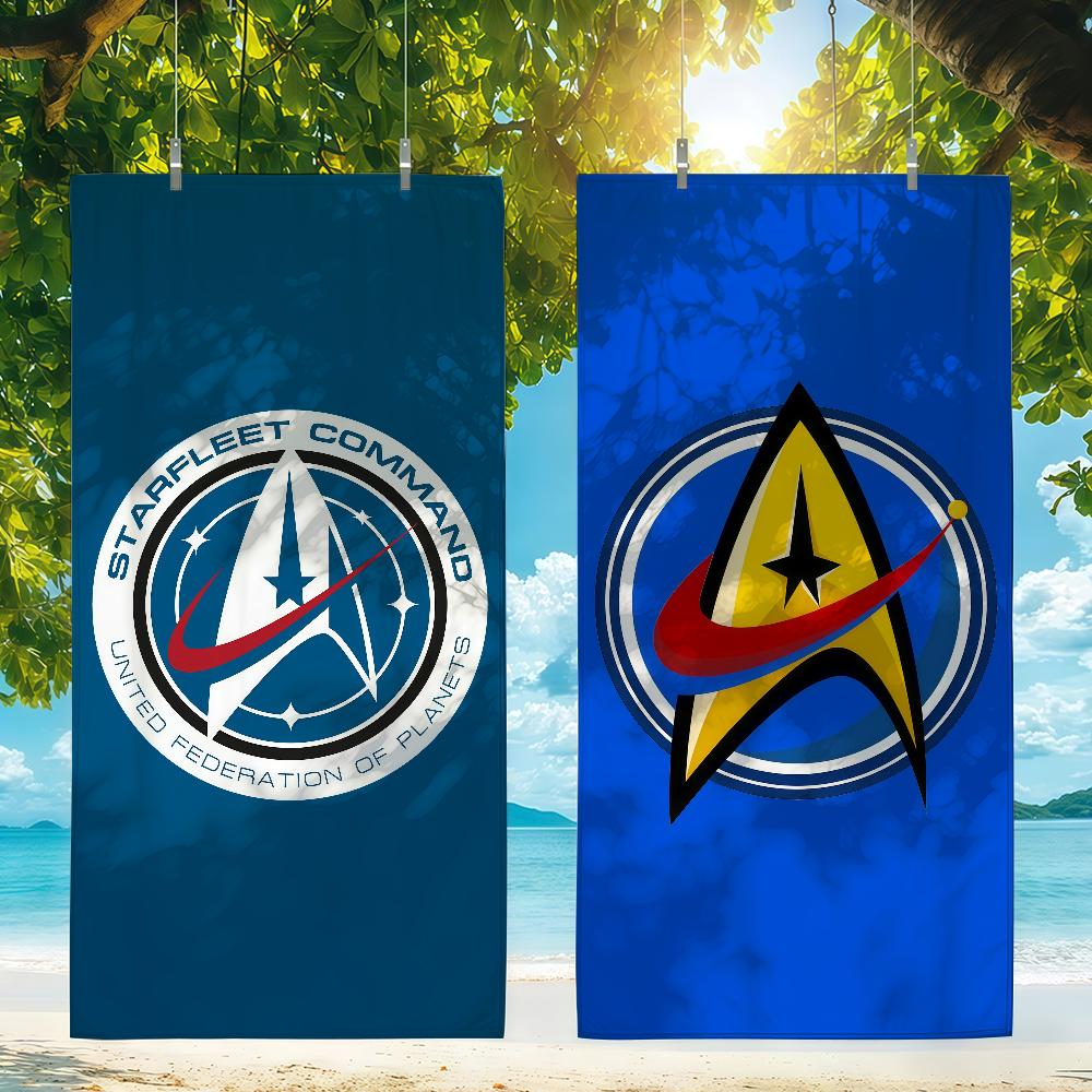 Movie S-Star T-TrekS Starfleet Command Towel Quick Drying Beach Towels Are Suitable For Swimming Pools Camping Yoga And The Gym