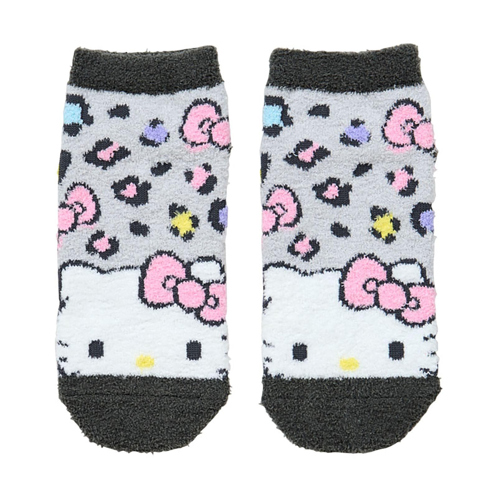 Sanrio Fluffy Socks Hello Kitty Pink 095401
