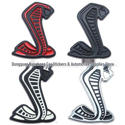 Adesivos de Carro de Metal Ford Mustang GT500: Emblemas Cobra & Shelby GT