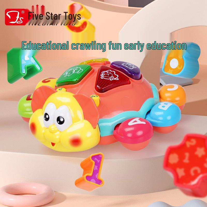 Bilingual Toy Beetle: Electric Crawling, Interactive Q&A, Educational Fun