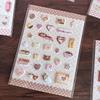 Cute Puffy Foam Stickers Sweet Dessert Bear Bubble Decals Aesthetic Decor For Kpop Photocard Holder Ita Bag Journal Scrapbooking