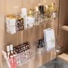 1 Stück Saugnapf Aufbewahrungsbox Badezimmer Ohne Bohren Wandmontiert Organisieren Und Aufbewahrungsbox Transparent