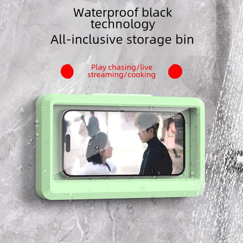 All-in-One wasserdichter Telefonhalter: Küche & Bad