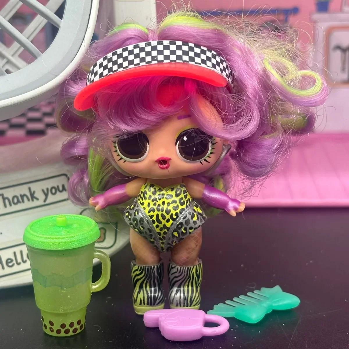 

Коллекционная кукла LOL 8 см для девочки, игрушка для самостоятельной сборки, набор куклы включает одежду, обувь и аксессуары, подарок на день рождения для детей