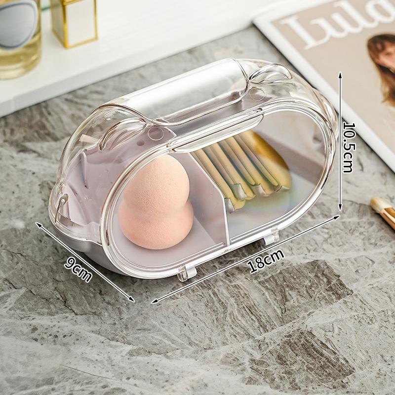 

Чехол для спонжа для макияжа, портативный пылезащитный косметический ящик для хранения яиц, многофункциональный ящик для хранения косметических инструментов, чехол для блендера для макияжа