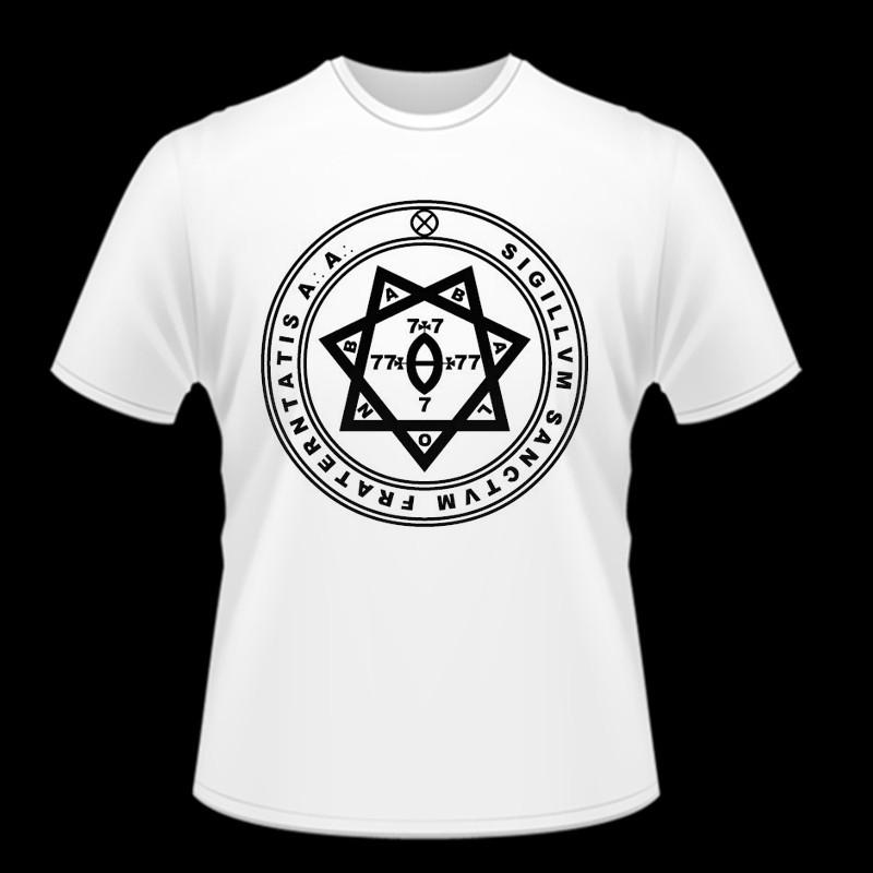 26 Sigillum Sanctum Fraternitatis - T-Shirt - white  Aleister Crowley Varg Vikerns Unisex T-Shirt M