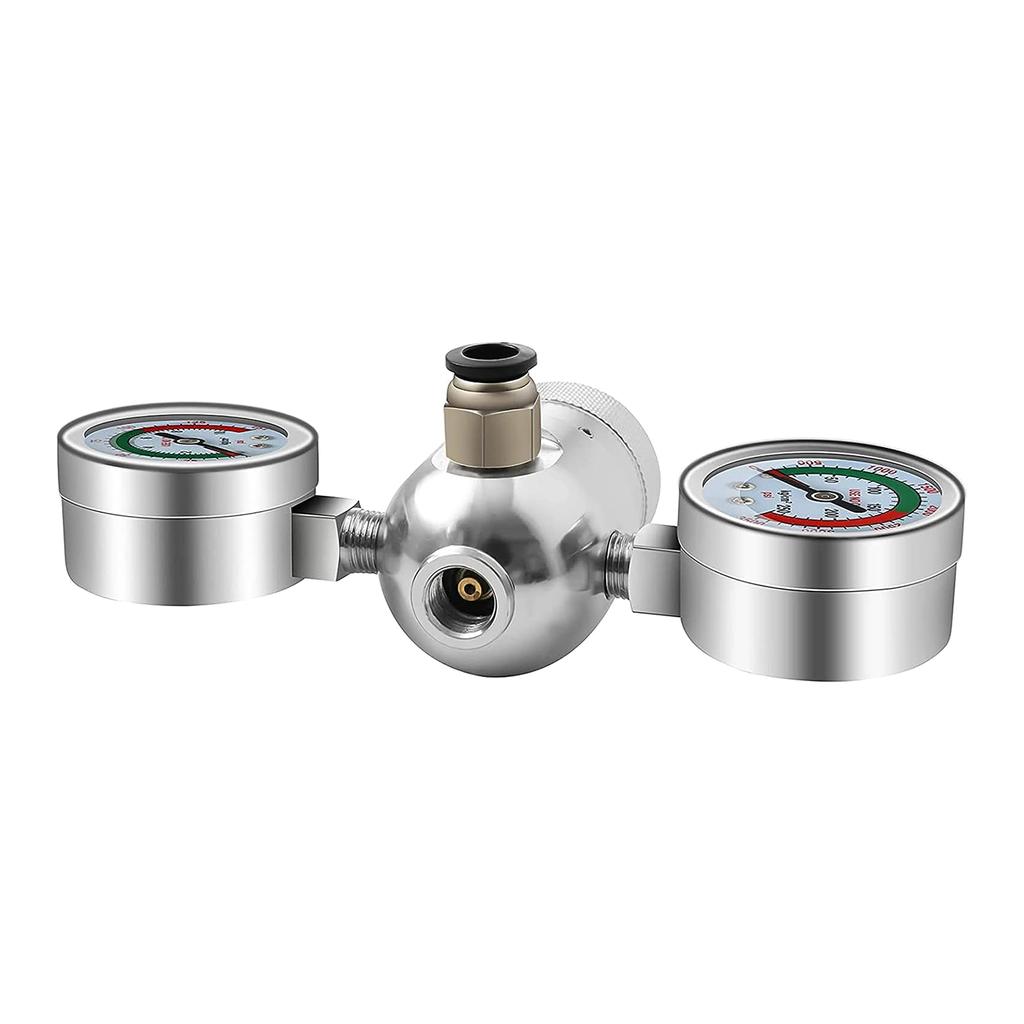 Zawory regulatora ciśnienia z przewodem wężowym i adapterem do ładowarek do bitej śmietany 0,95 litra 580 g gwint M11