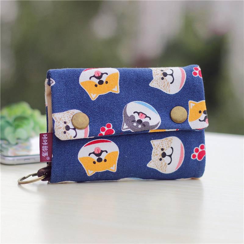 

Ladies Multifunction Female Large 2022 Women Short Wallet for Purse Card Holder Capacity Coin Men Purse Cotton Fabric