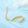 Orstarry S925 Silver Earring Versatile and Elegant Zirconia Twisted Hoop Earrings Fashion Jewellery Women Gift
