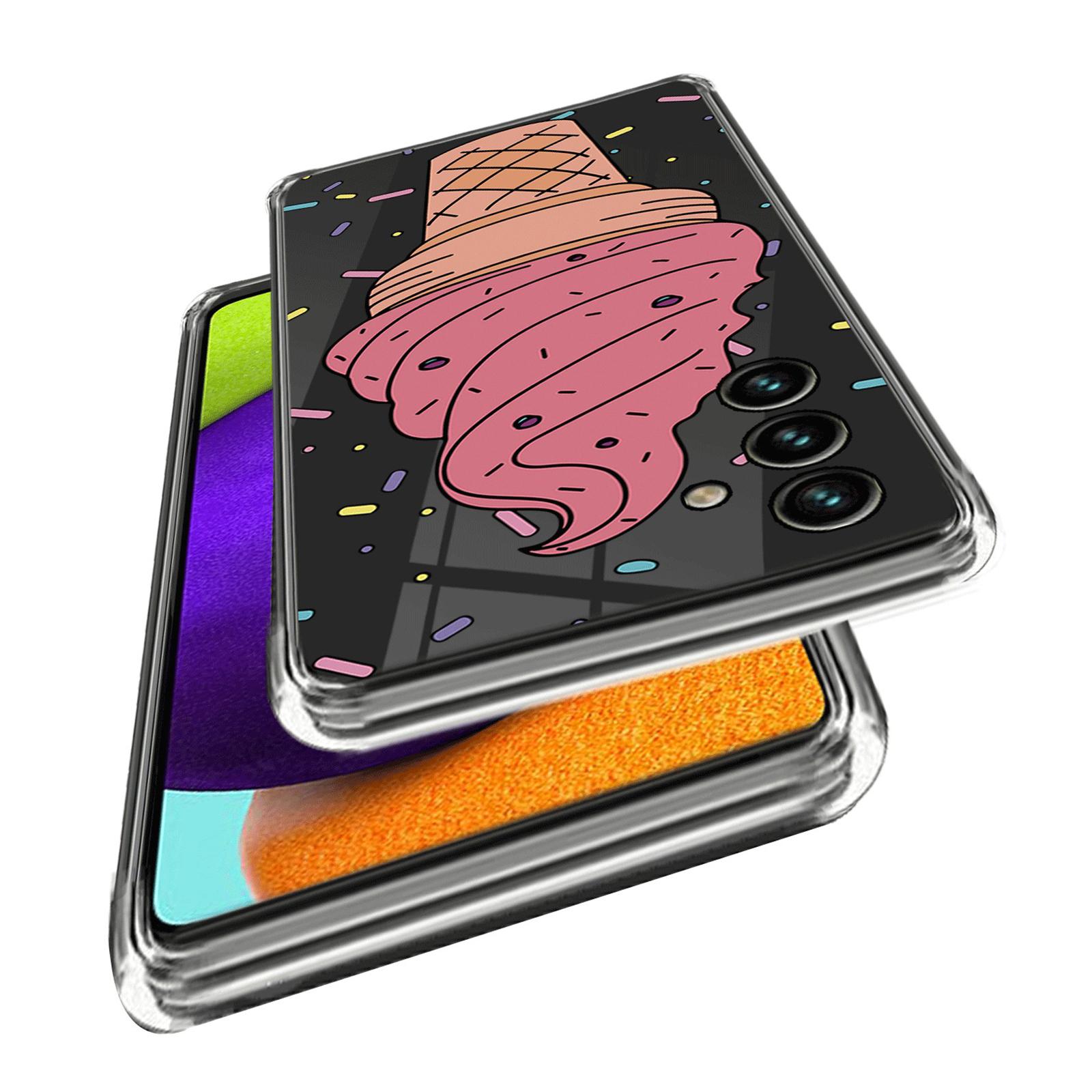 

For Samsung Galaxy A05s 4G Pattern Case Anti-Drop Soft TPU Phone Cover Ice Cream