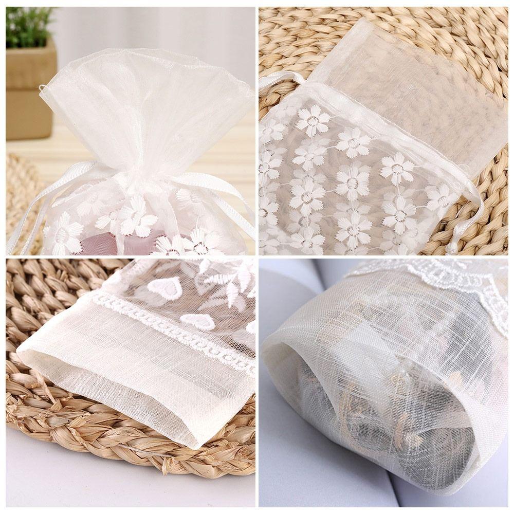 Gauze Gift Bag Festival Favor Storage Bag Reusable Lace Sachet  Party Supply