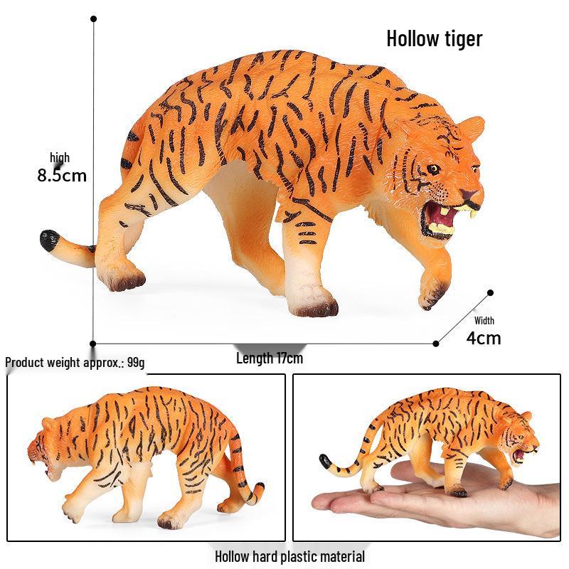 Cross-Border Animal Toy Set: Sheep, Cow, Horse, Donkey, Goat, Poultry Plastic Models