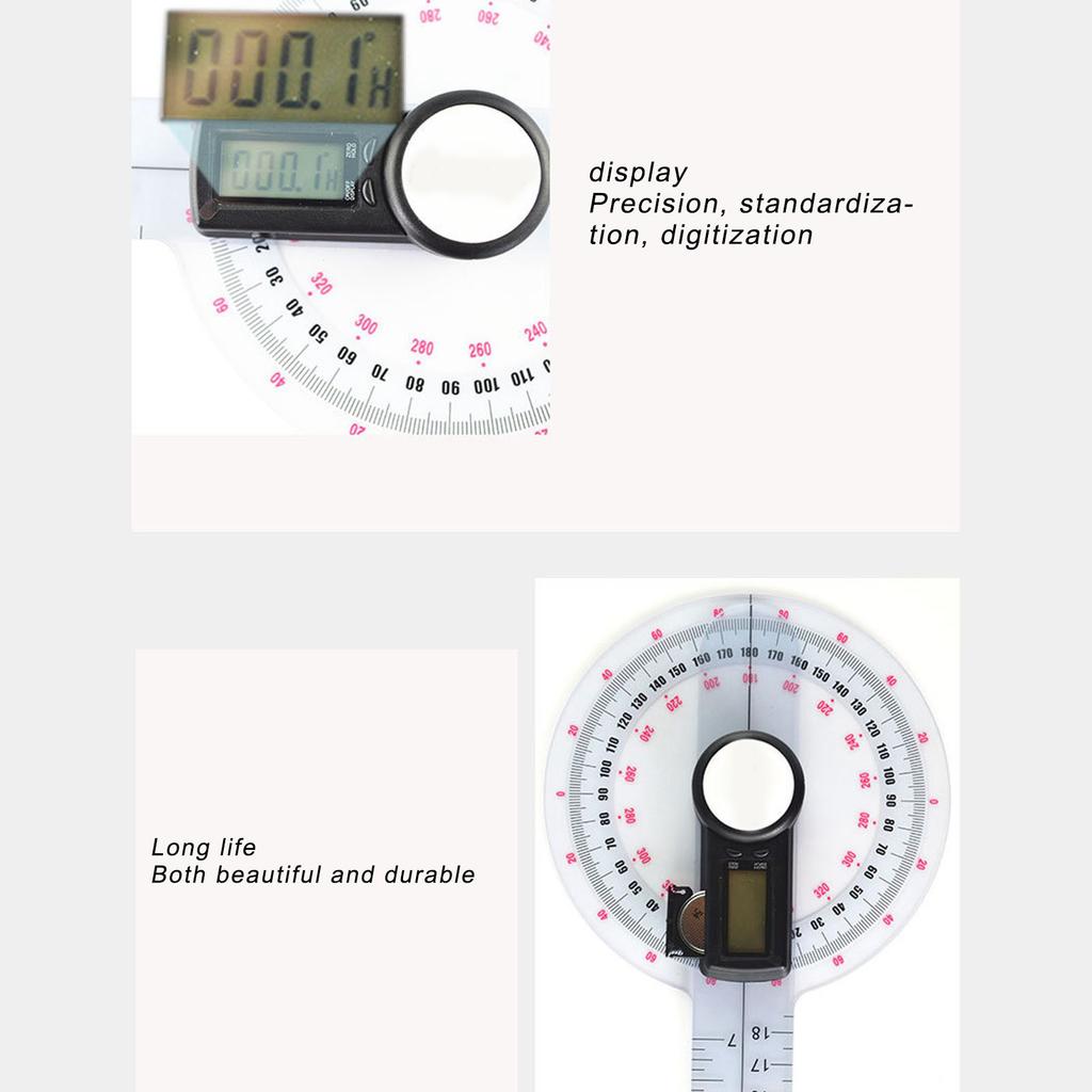 Joint Angle Finder Battery Powered Convenient Easy Observation Joint Motion Goniometer High Accuracy Practical for Limbs
