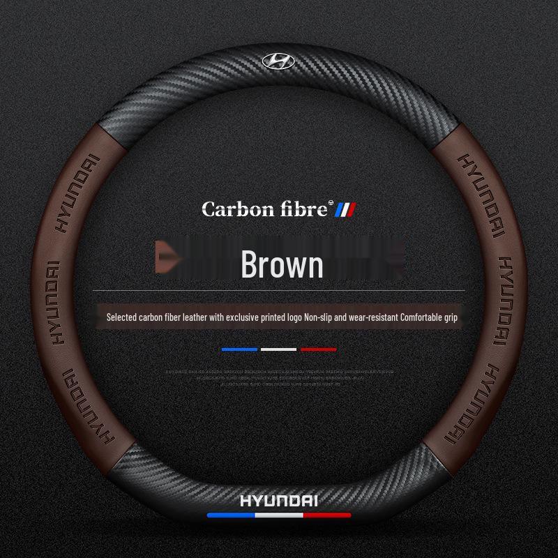 All-Season Anti-Slip Steering Wheel Cover for 16-19 Hyundai Elantra