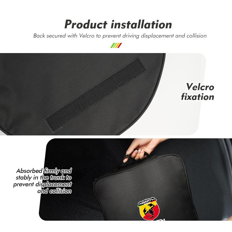 Oxford Car Rechargeable Gun Organizer Storage Charger Bag For Abarth UNO Astra Bravo Panda Linea Freemont Strada Doblo
