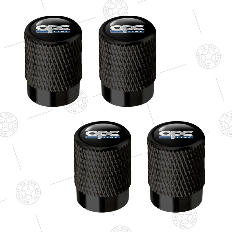 4pcs OPC Line Logo Car Wheel Tire Valve Caps Air Stem Aluminum Accessories For Opel Movano Rocks Insignia GSI Zafira Mokka Adam