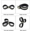 20 Pcs Stainless Steel Cable Clamp, Rubber Cushioned Insulated Clamp, Metal Clamp, Tube Holder for Tube, Pipe or Wire Cord Installation