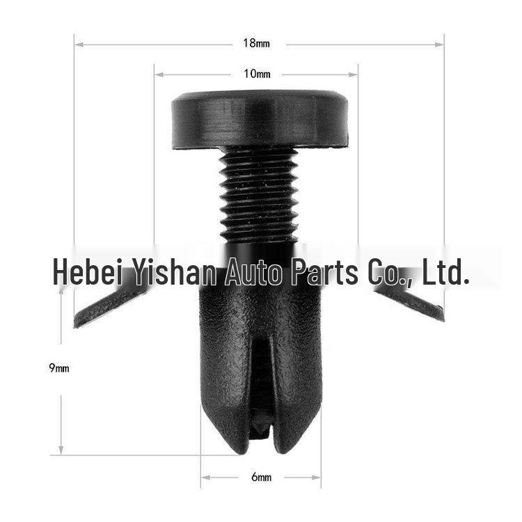 Nylon Clip Retainer for Ford/Nissan: Bumper, Fender, Mudguard